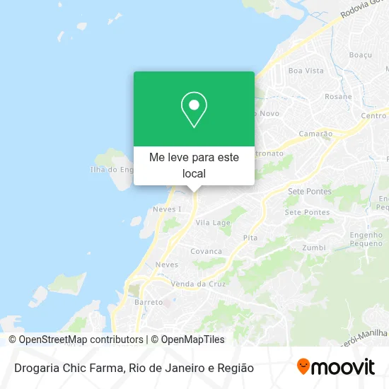 Drogaria Chic Farma mapa