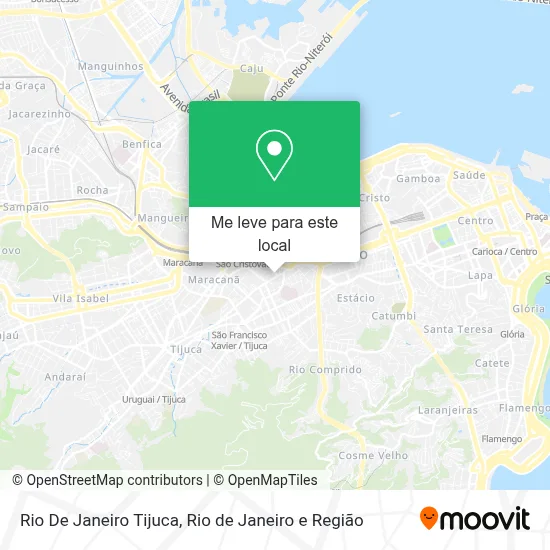 Rio De Janeiro Tijuca mapa