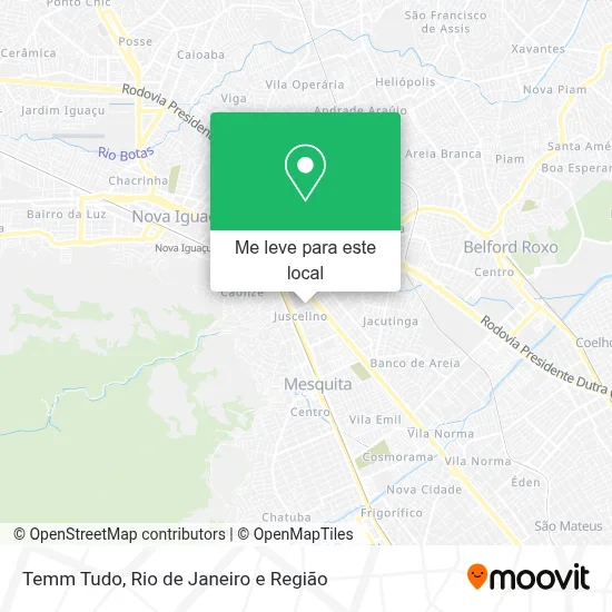 Temm Tudo mapa