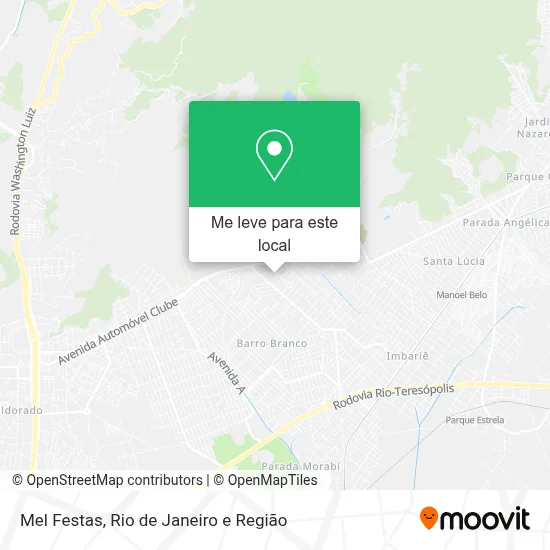 Mel Festas mapa