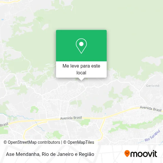 Ase Mendanha mapa