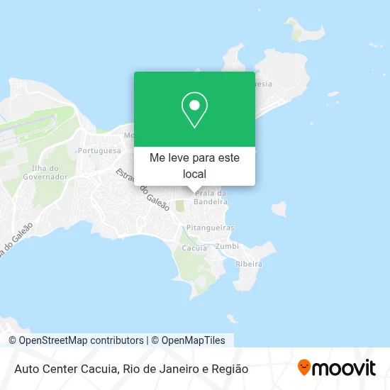 Auto Center Cacuia mapa