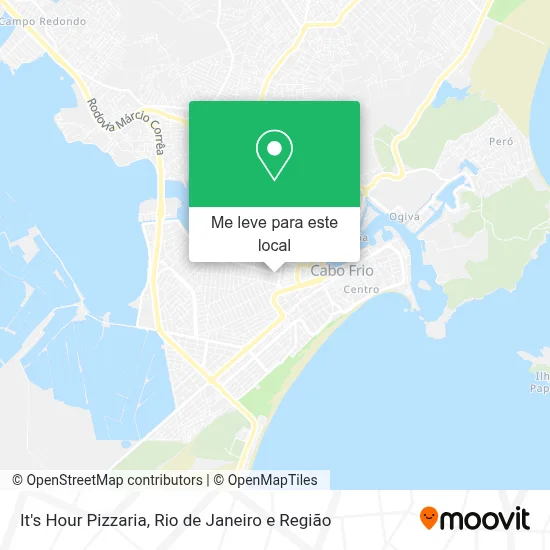 It's Hour Pizzaria mapa