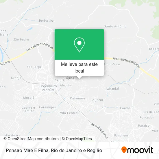 Pensao Mae E Filha mapa