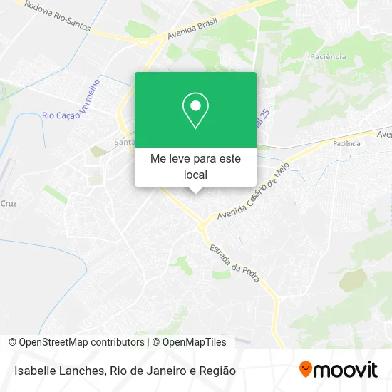 Isabelle Lanches mapa