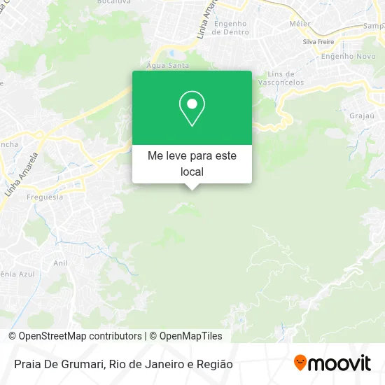 Praia De Grumari mapa