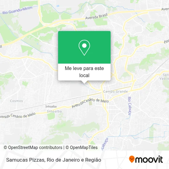 Samucas Pizzas mapa