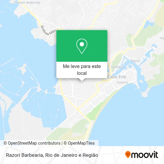 Razori Barbearia mapa
