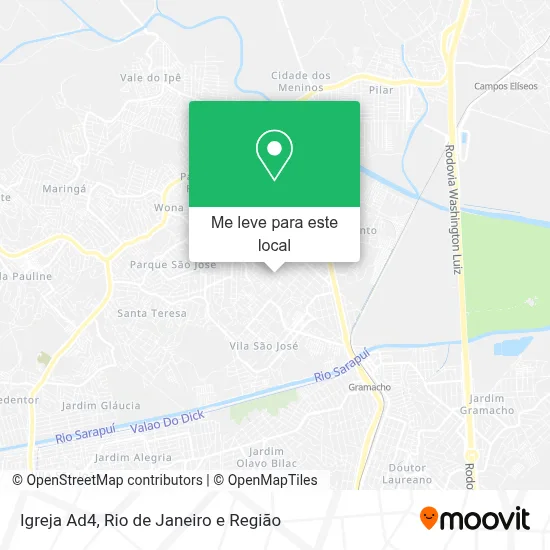 Igreja Ad4 mapa