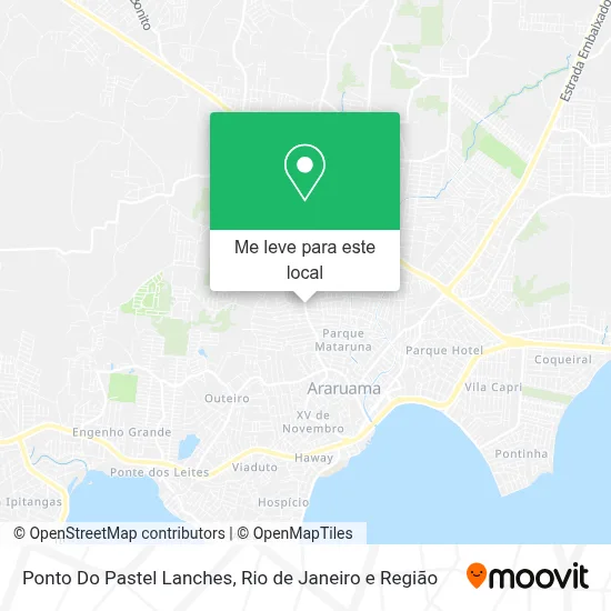 Ponto Do Pastel Lanches mapa