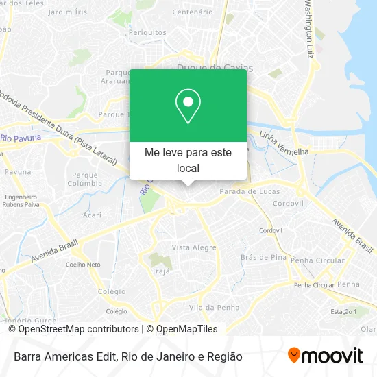Barra Americas Edit mapa