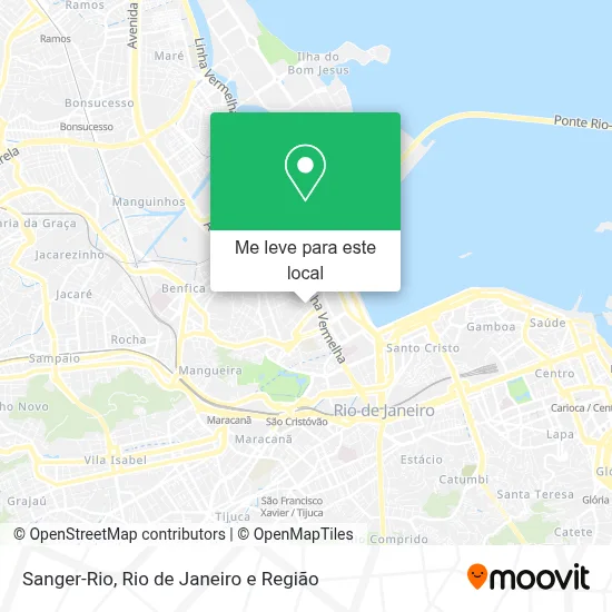 Sanger-Rio mapa