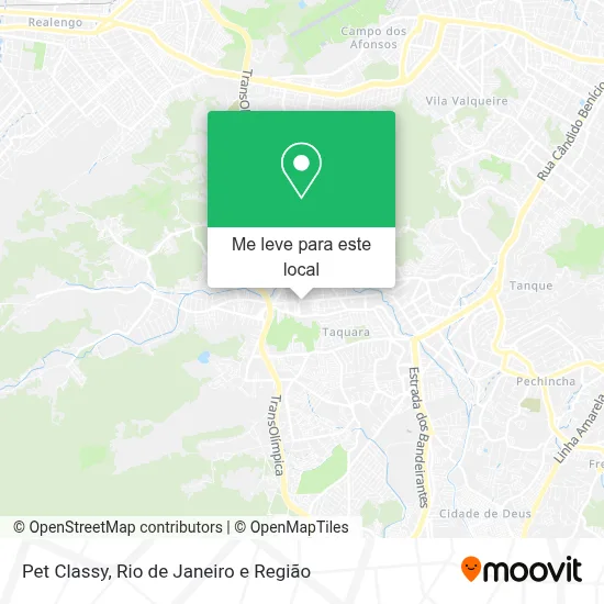 Pet Classy mapa