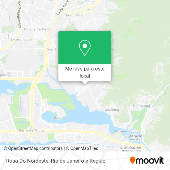 Rosa Do Nordeste mapa