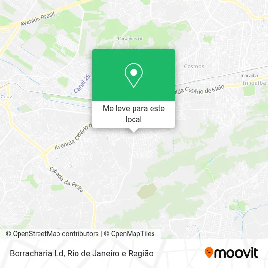 Borracharia Ld mapa