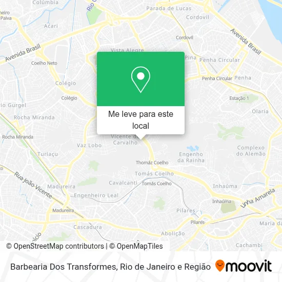 Barbearia Dos Transformes mapa