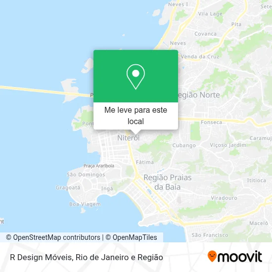 R Design Móveis mapa