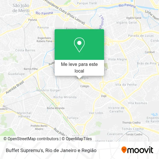 Buffet Supremu's mapa