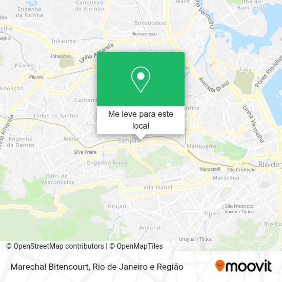 Marechal Bitencourt mapa