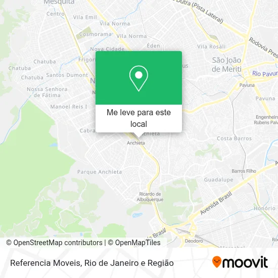 Referencia Moveis mapa