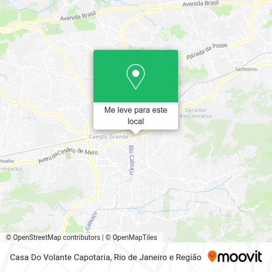 Casa Do Volante Capotaria mapa