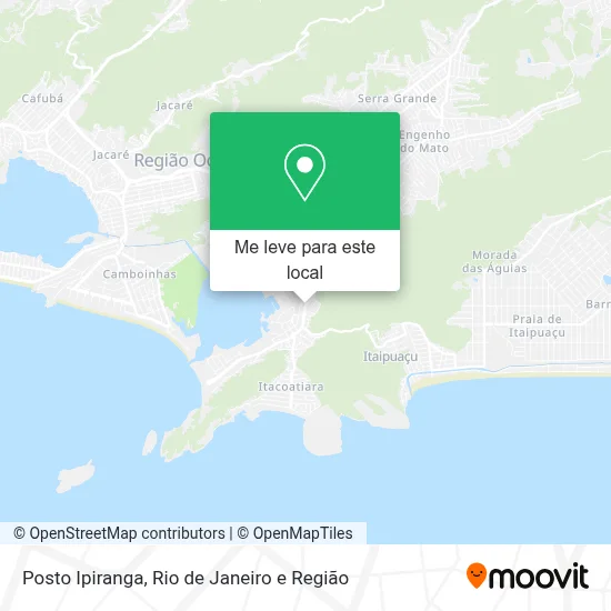 Posto Ipiranga mapa