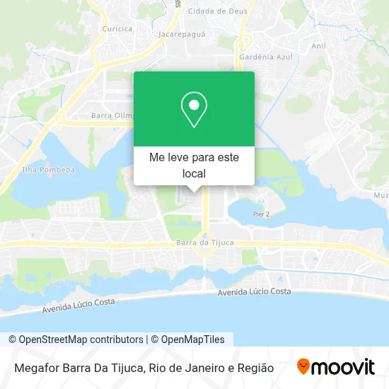 Megafor Barra Da Tijuca mapa