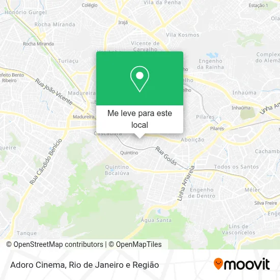 Adoro Cinema mapa