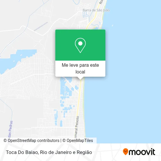 Toca Do Baiao mapa