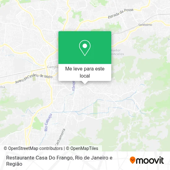 Restaurante Casa Do Frango mapa