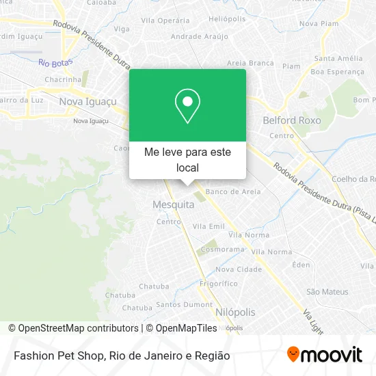 Fashion Pet Shop mapa