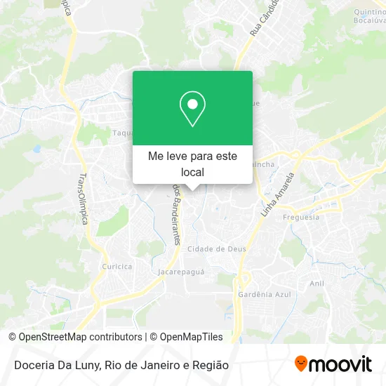 Doceria Da Luny mapa