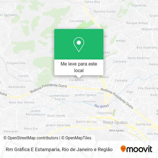 Rm Gráfica E Estamparia mapa