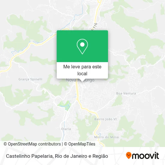 Castelinho Papelaria mapa