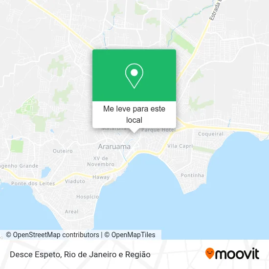 Desce Espeto mapa