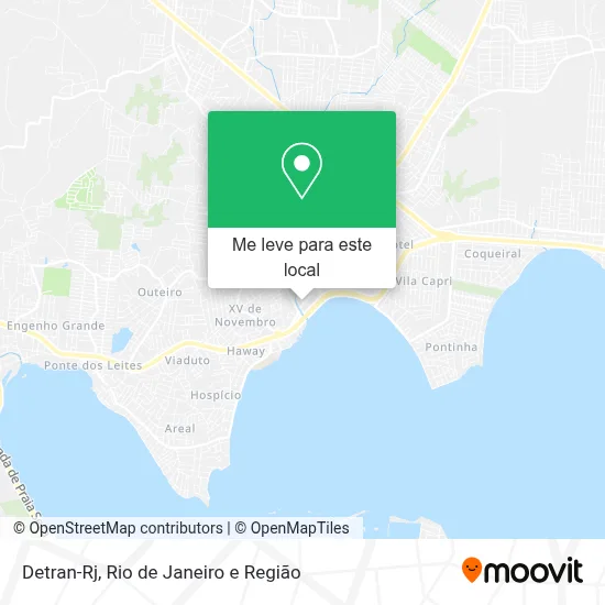 Detran-Rj mapa