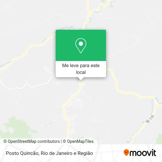 Posto Quincão mapa