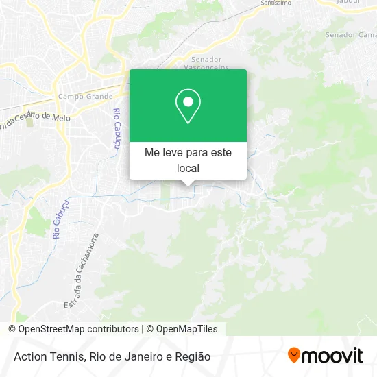 Action Tennis mapa