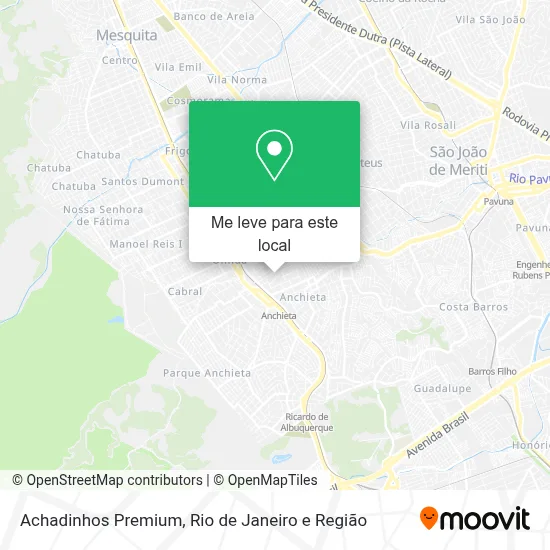 Achadinhos Premium mapa