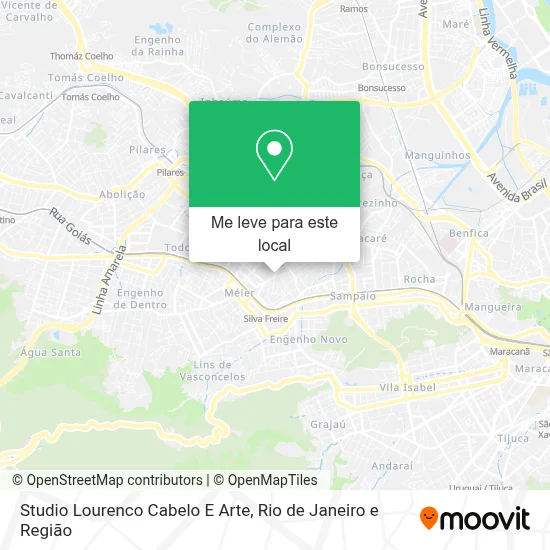 Studio Lourenco Cabelo E Arte mapa