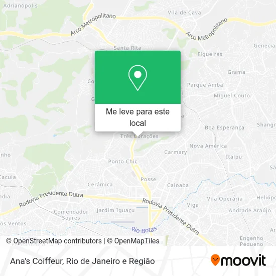 Ana's Coiffeur mapa