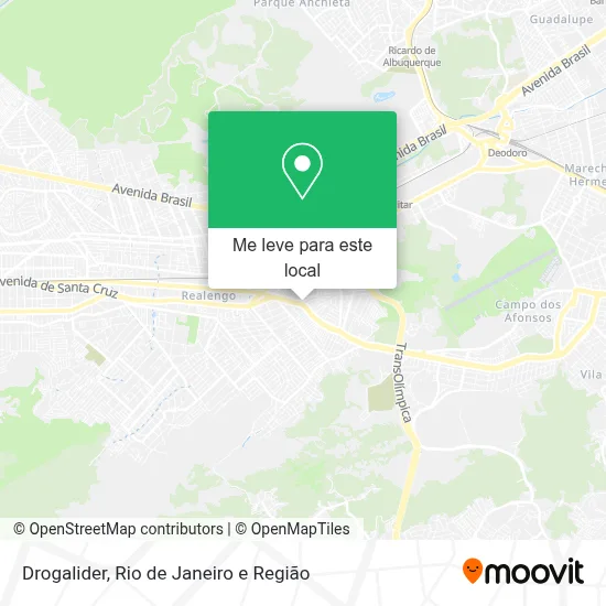 Drogalider mapa