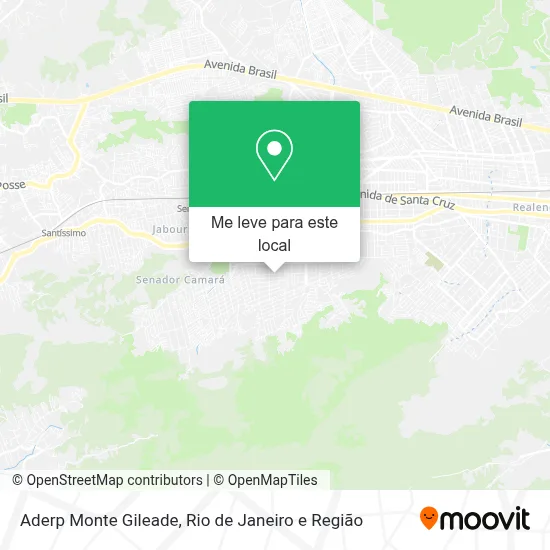 Aderp Monte Gileade mapa