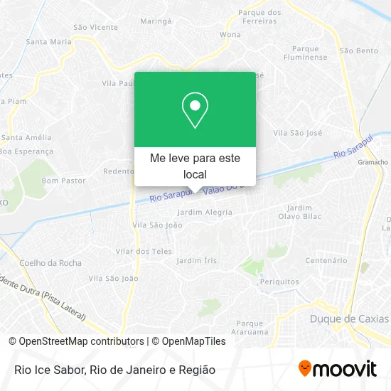 Rio Ice Sabor mapa