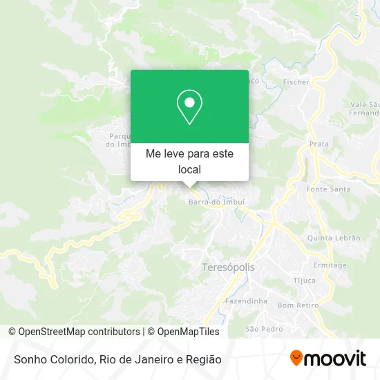 Sonho Colorido mapa