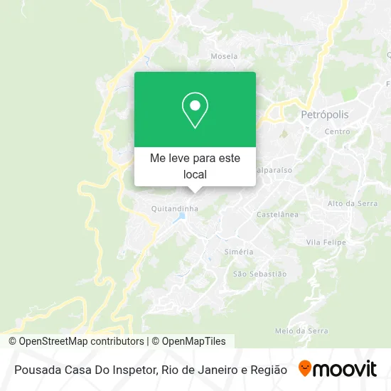 Pousada Casa Do Inspetor mapa