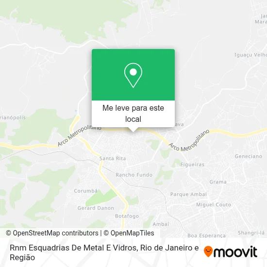 Rnm Esquadrias De Metal E Vidros mapa