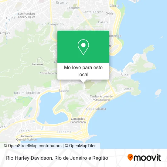 Rio Harley-Davidson mapa