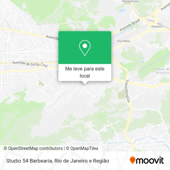 Studio 54 Barbearia mapa