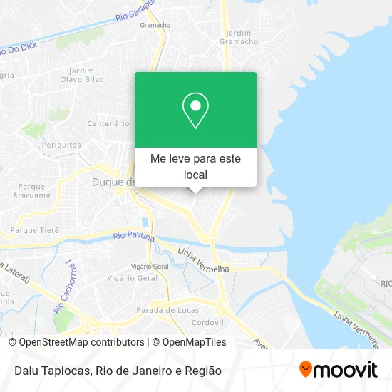 Dalu Tapiocas mapa
